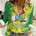 Budgerigar Australia Day Women Casual Shirt Proud To Be An Aussie Opal National Color - Aussie Hoodie