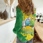 Budgerigar Australia Day Women Casual Shirt Proud To Be An Aussie Opal National Color - Aussie Hoodie