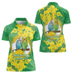 Budgerigar Australia Day Women Polo Shirt Proud To Be An Aussie Opal National Color - Aussie Hoodie