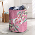 Pink Cockatoo Australia Day Laundry Basket Proud To Be An Aussie Opal Eucalyptus Blossoms - Aussie Hoodie