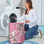 Pink Cockatoo Australia Day Laundry Basket Proud To Be An Aussie Opal Eucalyptus Blossoms - Aussie Hoodie