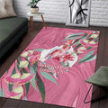 Pink Cockatoo Australia Day Area Rug Proud To Be An Aussie Opal Eucalyptus Blossoms - Aussie Hoodie