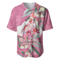 Pink Cockatoo Australia Day Baseball Jersey Proud To Be An Aussie Opal Eucalyptus Blossoms - Aussie Hoodie