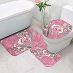 Pink Cockatoo Australia Day Bathroom Set Proud To Be An Aussie Opal Eucalyptus Blossoms - Aussie Hoodie