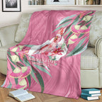 Pink Cockatoo Australia Day Blanket Proud To Be An Aussie Opal Eucalyptus Blossoms - Aussie Hoodie