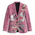 Pink Cockatoo Australia Day Blazer Proud To Be An Aussie Opal Eucalyptus Blossoms - Aussie Hoodie