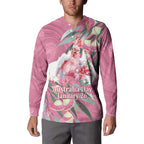 Pink Cockatoo Australia Day Button Sweatshirt Proud To Be An Aussie Opal Eucalyptus Blossoms - Aussie Hoodie
