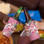 Pink Cockatoo Australia Day 4 in 1 Can Cooler Tumbler Proud To Be An Aussie Opal Eucalyptus Blossoms - Aussie Hoodie