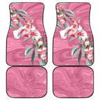 Pink Cockatoo Australia Day Car Mats Proud To Be An Aussie Opal Eucalyptus Blossoms - Aussie Hoodie