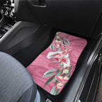 Pink Cockatoo Australia Day Car Mats Proud To Be An Aussie Opal Eucalyptus Blossoms - Aussie Hoodie