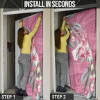 Pink Cockatoo Australia Day Door Cover Proud To Be An Aussie Opal Eucalyptus Blossoms - Aussie Hoodie