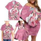 Pink Cockatoo Australia Day Family Matching Off Shoulder Short Dress and Hawaiian Shirt Proud To Be An Aussie Opal Eucalyptus Blossoms - Aussie Hoodie