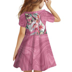 Pink Cockatoo Australia Day Family Matching Short Sleeve Bodycon Dress and Hawaiian Shirt Proud To Be An Aussie Opal Eucalyptus Blossoms - Aussie Hoodie