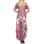 Pink Cockatoo Australia Day Family Matching Summer Maxi Dress and Hawaiian Shirt Proud To Be An Aussie Opal Eucalyptus Blossoms - Aussie Hoodie