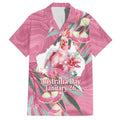 Pink Cockatoo Australia Day Hawaiian Shirt Proud To Be An Aussie Opal Eucalyptus Blossoms - Aussie Hoodie
