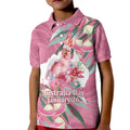 Pink Cockatoo Australia Day Kid Polo Shirt Proud To Be An Aussie Opal Eucalyptus Blossoms - Aussie Hoodie