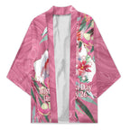 Pink Cockatoo Australia Day Kimono Proud To Be An Aussie Opal Eucalyptus Blossoms - Aussie Hoodie