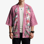 Pink Cockatoo Australia Day Kimono Proud To Be An Aussie Opal Eucalyptus Blossoms - Aussie Hoodie