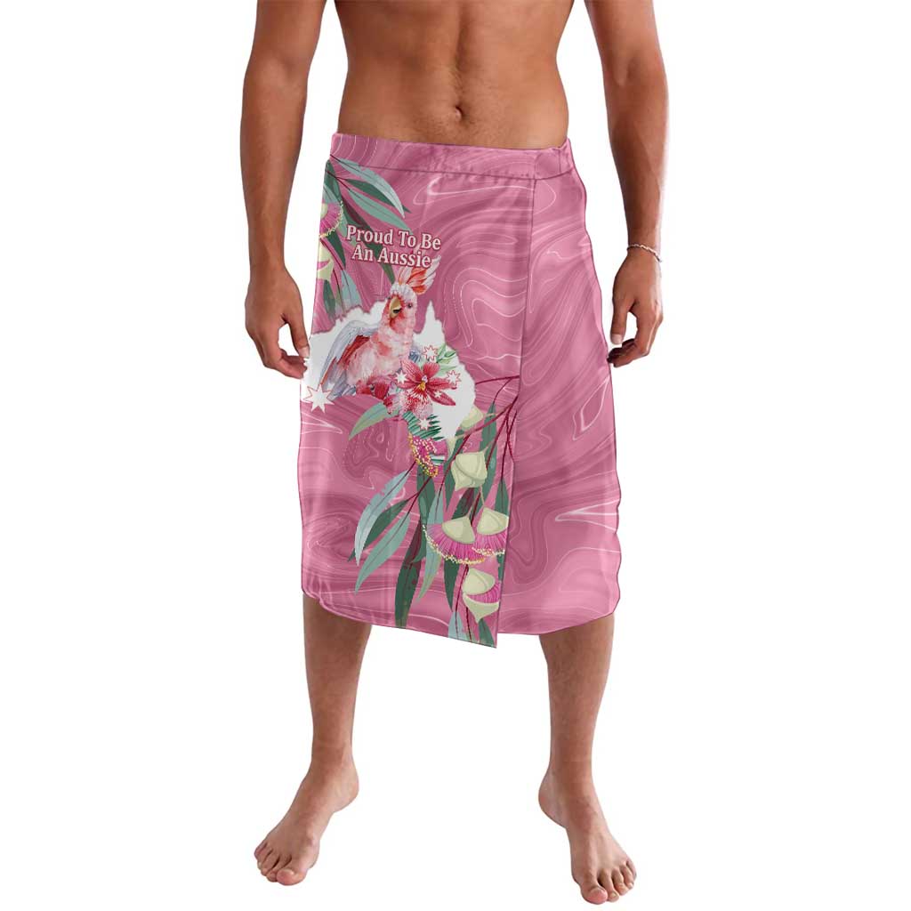Pink Cockatoo Australia Day Lavalava Proud To Be An Aussie Opal Eucalyptus Blossoms - Aussie Hoodie