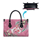 Pink Cockatoo Australia Day Leather Bag Proud To Be An Aussie Opal Eucalyptus Blossoms - Aussie Hoodie