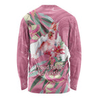 Pink Cockatoo Australia Day Long Sleeve Shirt Proud To Be An Aussie Opal Eucalyptus Blossoms - Aussie Hoodie