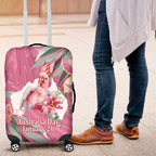 Pink Cockatoo Australia Day Luggage Cover Proud To Be An Aussie Opal Eucalyptus Blossoms - Aussie Hoodie