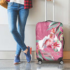 Pink Cockatoo Australia Day Luggage Cover Proud To Be An Aussie Opal Eucalyptus Blossoms - Aussie Hoodie