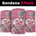 Pink Cockatoo Australia Day Neck Gaiter Proud To Be An Aussie Opal Eucalyptus Blossoms - Aussie Hoodie