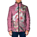 Pink Cockatoo Australia Day Padded Jacket Proud To Be An Aussie Opal Eucalyptus Blossoms - Aussie Hoodie