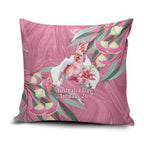Pink Cockatoo Australia Day Pillow Cover Proud To Be An Aussie Opal Eucalyptus Blossoms - Aussie Hoodie