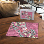Pink Cockatoo Australia Day Puzzle Proud To Be An Aussie Opal Eucalyptus Blossoms - Aussie Hoodie