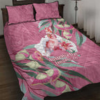 Pink Cockatoo Australia Day Quilt Bed Set Proud To Be An Aussie Opal Eucalyptus Blossoms - Aussie Hoodie