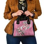 Pink Cockatoo Australia Day Shoulder Handbag Proud To Be An Aussie Opal Eucalyptus Blossoms - Aussie Hoodie