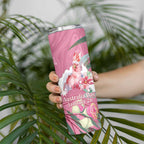 Pink Cockatoo Australia Day Skinny Tumbler Proud To Be An Aussie Opal Eucalyptus Blossoms - Aussie Hoodie