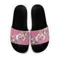Pink Cockatoo Australia Day Slide Sandals Proud To Be An Aussie Opal Eucalyptus Blossoms - Aussie Hoodie