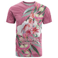 Pink Cockatoo Australia Day T Shirt Proud To Be An Aussie Opal Eucalyptus Blossoms - Aussie Hoodie