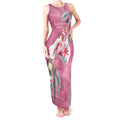 Pink Cockatoo Australia Day Tank Maxi Dress Proud To Be An Aussie Opal Eucalyptus Blossoms - Aussie Hoodie