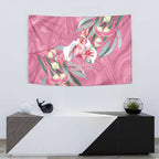 Pink Cockatoo Australia Day Tapestry Proud To Be An Aussie Opal Eucalyptus Blossoms - Aussie Hoodie
