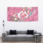Pink Cockatoo Australia Day Tapestry Proud To Be An Aussie Opal Eucalyptus Blossoms - Aussie Hoodie