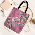 Pink Cockatoo Australia Day Tote Bag Proud To Be An Aussie Opal Eucalyptus Blossoms - Aussie Hoodie
