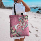 Pink Cockatoo Australia Day Tote Bag Proud To Be An Aussie Opal Eucalyptus Blossoms - Aussie Hoodie