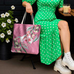 Pink Cockatoo Australia Day Tote Bag Proud To Be An Aussie Opal Eucalyptus Blossoms - Aussie Hoodie