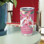Pink Cockatoo Australia Day Tumbler Cup Proud To Be An Aussie Opal Eucalyptus Blossoms - Aussie Hoodie