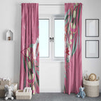 Pink Cockatoo Australia Day Window Curtain Proud To Be An Aussie Opal Eucalyptus Blossoms - Aussie Hoodie