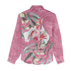 Pink Cockatoo Australia Day Women Casual Shirt Proud To Be An Aussie Opal Eucalyptus Blossoms - Aussie Hoodie