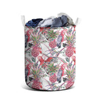 Australia Pink Galah Laundry Basket Rose-breasted Cockatoo Pineapple Seamless Vibes - Aussie Hoodie