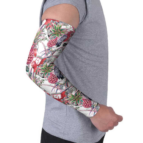 Australia Pink Galah Arm Sleeves Rose-breasted Cockatoo Pineapple Seamless Vibes - Aussie Hoodie