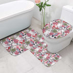 Australia Pink Galah Bathroom Set Rose-breasted Cockatoo Pineapple Seamless Vibes - Aussie Hoodie