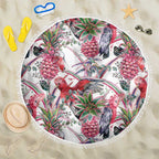 Australia Pink Galah Beach Blanket Rose-breasted Cockatoo Pineapple Seamless Vibes - Aussie Hoodie