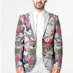Australia Pink Galah Blazer Rose-breasted Cockatoo Pineapple Seamless Vibes - Aussie Hoodie